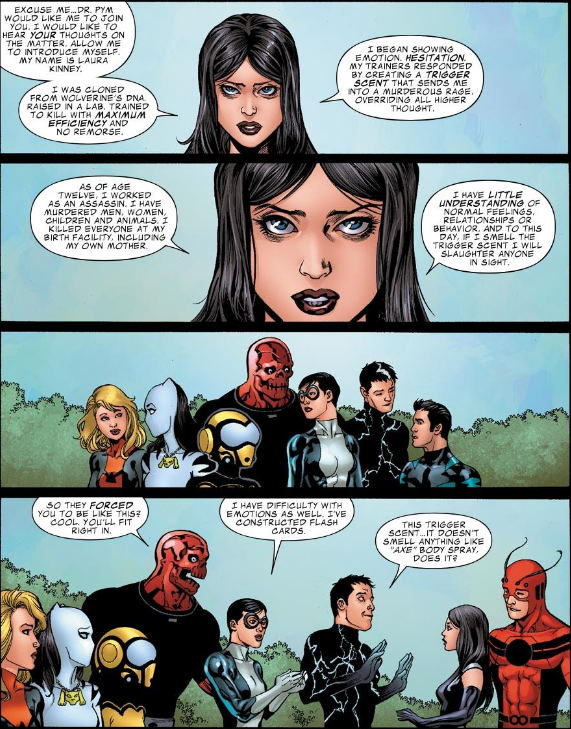 Panel from Avengers Academy
