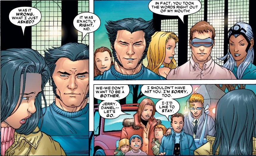 Panel from X-Men #165