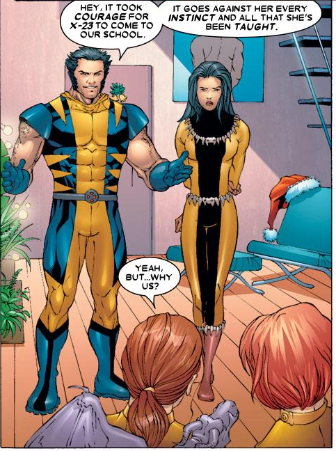 Panel from X-Men #165