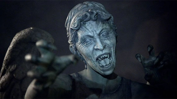 The Weeping Angels from the episode “Blink”
