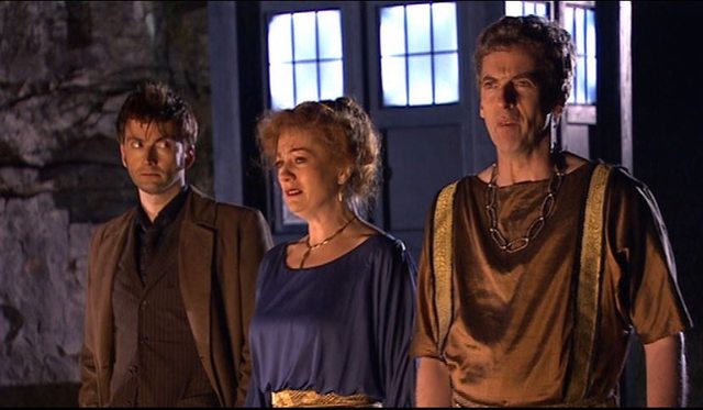 Screenshot from the episode “The Fires of Pompeii”